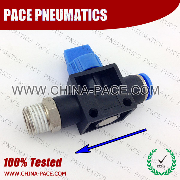 HVFS,Hand Valve,Pneumatic Fittings, Air Fittings, one touch tube fittings, Pneumatic Fitting, Nickel Plated Brass Push in Fittings