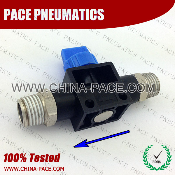 HVSS,Hand Valve,Pneumatic Fittings, Air Fittings, one touch tube fittings, Pneumatic Fitting, Nickel Plated Brass Push in Fittings