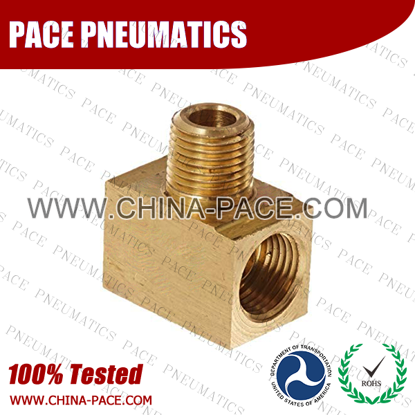 Male Branch Tee SAE 45 Degree Flare Fittings, Brass Pipe Fittings, Brass Air Fittings, Brass SAE 45 Degree Flare Fittings
