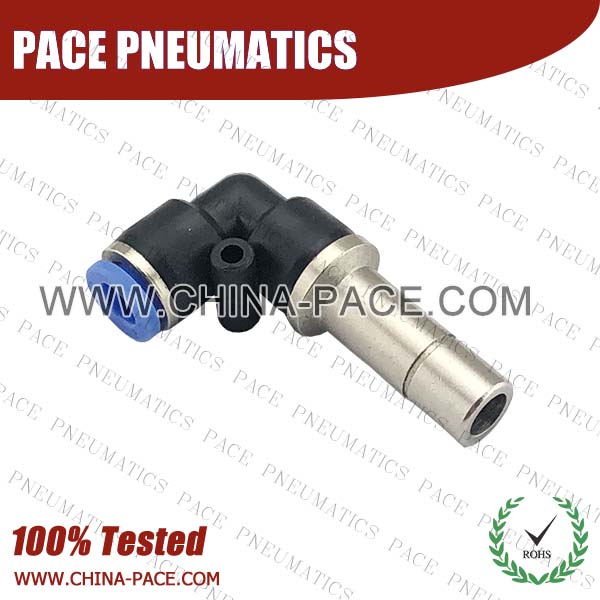 Polymer Push In Elbow Plug, Composite Pneumatic Fittings, Plastic Air Fittings, one touch tube fittings, Pneumatic Fitting, Nickel Plated Brass Push in Fittings, pneumatic accessories.