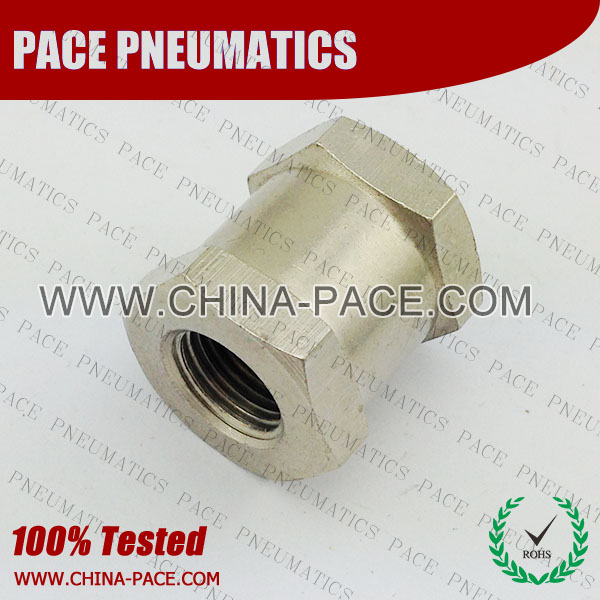 Psf,Brass air connector, brass fitting,Pneumatic Fittings, Air Fittings, one touch tube fittings, Nickel Plated Brass Push in Fittings