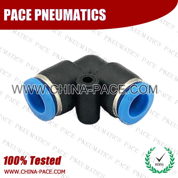 Union Elbow Push To Connect Fittings, Polymer Pneumatic Fittings, Composite Push In Air Fittings, Plastic one touch tube fittings, Pneumatic Fitting, Nickel Plated Brass Push in Fittings, pneumatic accessories.