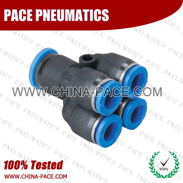 Double Union Y Polymer Push To Connect Fittings, Composite Pneumatic Fittings, Plastic Air Fittings, one touch tube fittings, Pneumatic Fitting, Nickel Plated Brass Push in Fittings, pneumatic accessories.